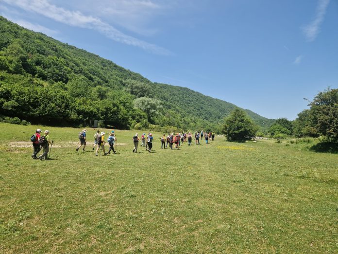 La montagna si tinge di rosa trail della brigantessa