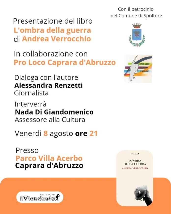 locandina presentazione andrea verrocchio a caprara