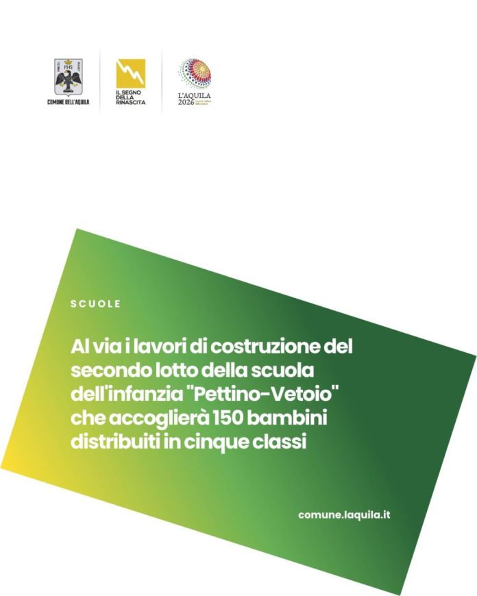 al via lavori pettino vetoio