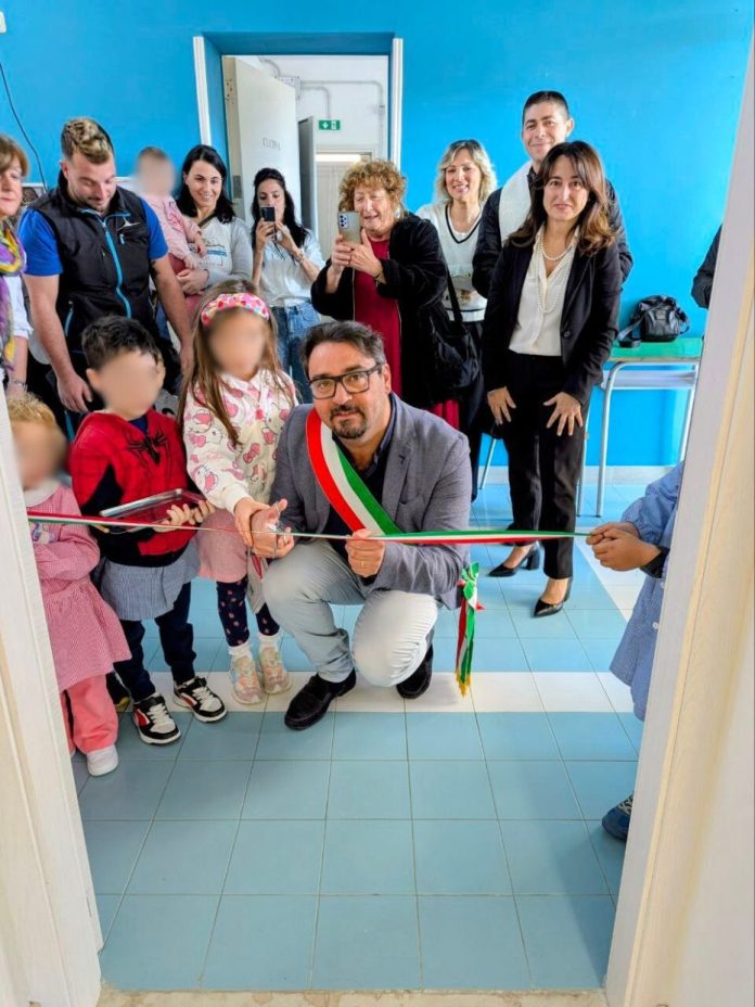 Inaugurata questa mattina la nuova sezione primavera delle scuola dell’infanzia di Villa Ripa