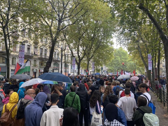 corteo gaza