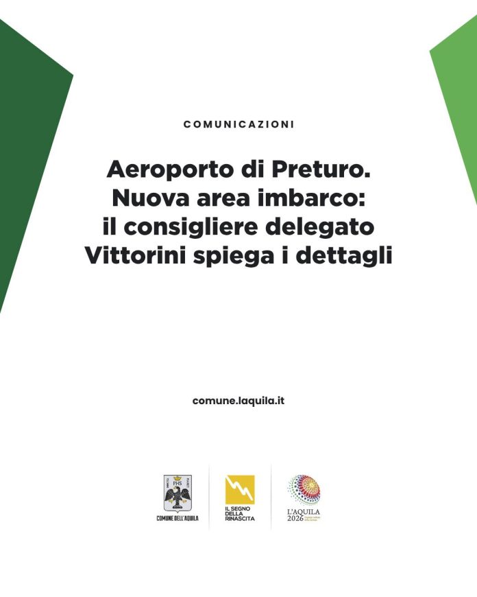 nuovi imbarchi aeroporto di preturo