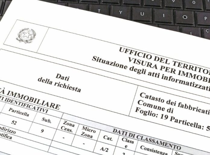 rendita catastale ufficio del territorio