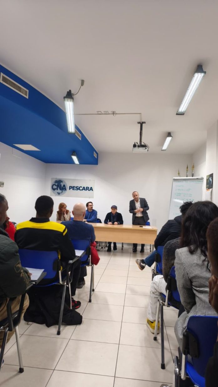 PROGETTO S.O.L.E.I.L. iniziativa APL CNA di Pescara a favore di migranti e vittime di tratta