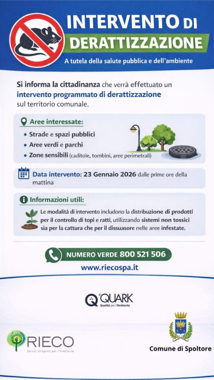 derattizzazione spoltore