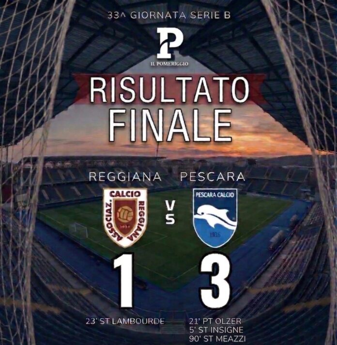 reggiana pescara 1 3