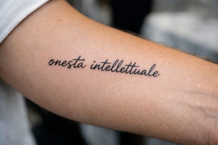 tatuaggio onestà intellettuale